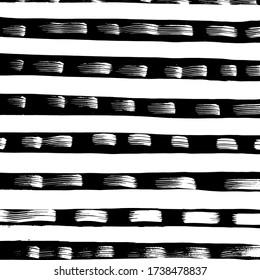 Grunge style. Abstract texture. Background. Brush pattern. White and black vector.