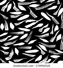 Estilo Grunge. Textura abstracta. Antecedentes. Patrón de pincel. Vector blanco y negro.