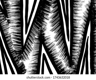 Estilo Grunge. Textura abstracta. Antecedentes. Patrón de pincel. Vector blanco y negro.