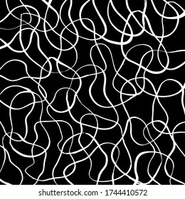 Estilo Grunge. Textura abstracta. Antecedentes. Patrón de pincel. Vector blanco y negro.