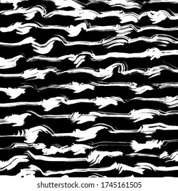 Grunge style. Abstract texture. Background. Brush pattern. White and black vector.