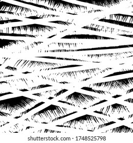 Estilo Grunge. Textura abstracta. Antecedentes. Patrón de pincel. Vector blanco y negro.
