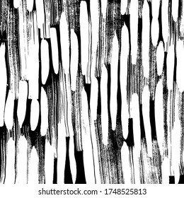 Estilo Grunge. Textura abstracta. Antecedentes. Patrón de pincel. Vector blanco y negro.