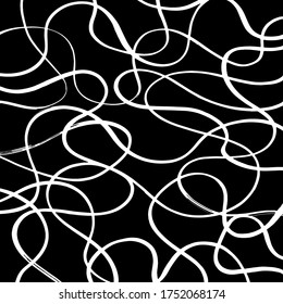 Grunge style. Abstract texture. Background. Brush pattern. White and black vector.
