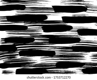 Grunge style. Abstract texture. Background. Brush pattern. White and black vector.