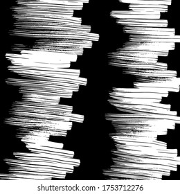 Estilo Grunge. Textura abstracta. Antecedentes. Patrón de pincel. Vector blanco y negro.
