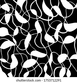 Grunge style. Abstract texture. Background. Brush pattern. White and black vector.