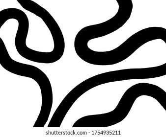 Grunge style. Abstract texture. Background. Brush pattern. White and black vector.