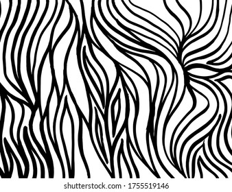 Grunge style. Abstract texture. Background. Brush pattern. White and black vector.