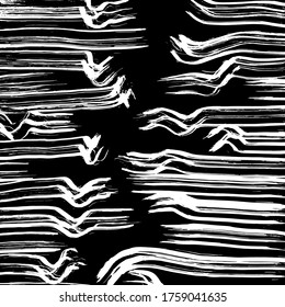 Estilo Grunge. Textura abstracta. Antecedentes. Patrón de pincel. Vector blanco y negro.