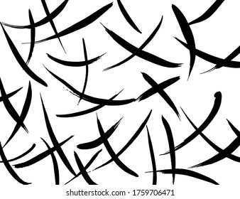 Estilo Grunge. Textura abstracta. Antecedentes. Patrón de pincel. Vector blanco y negro.