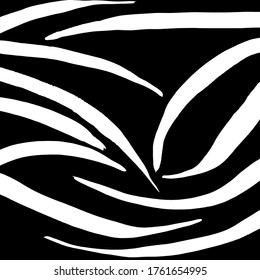 Grunge style. Abstract texture. Background. Brush pattern. White and black vector.