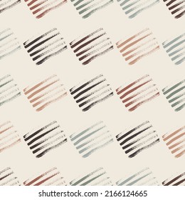 Grunge style abstract texture vector seamless pattern