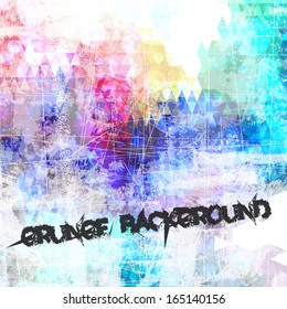 grunge style artistic paint background