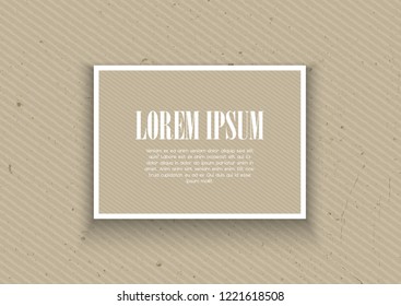 Grunge style background with frame for text
