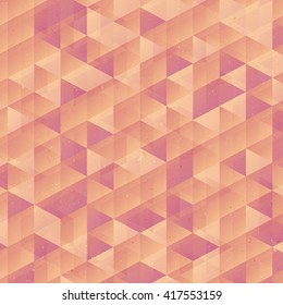 Grunge style background with low poly design