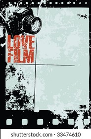 Grunge Style Camera layout Vector