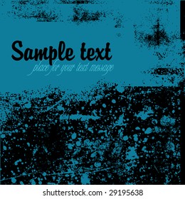 grunge style CD cover with stains and scratches