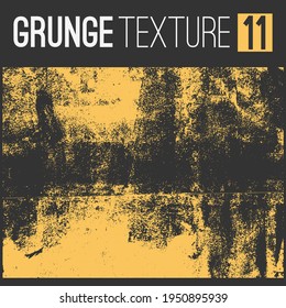 Grunge la textura de vector sucia de estilo en fondo oscuro. Elemento gráfico sutil perturbado. 