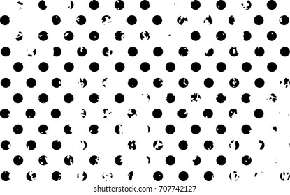 Grunge style dotted background.