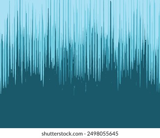 Grunge style dripping blue paint background. Rain water background