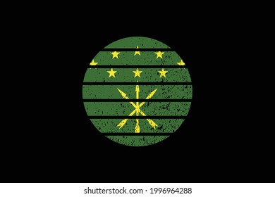 Grunge Style Flag of the Adygea. It will be used t-shirt graphics, print, poster and Background.