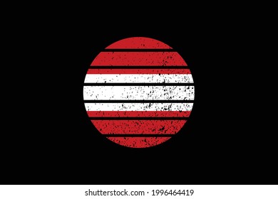 Grunge Style Flag of the Austria. It will be used t-shirt graphics, print, poster and Background.