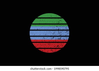 Grunge Style Flag of the Dagestan. It will be used t-shirt graphics, print, poster and Background.