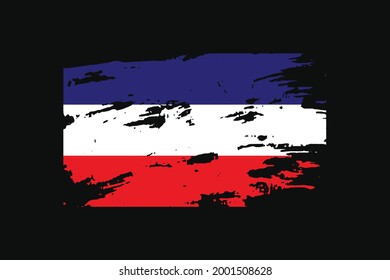 Grunge Style Flag of the Los Altos. It will be used t-shirt graphics, print, poster and Background.