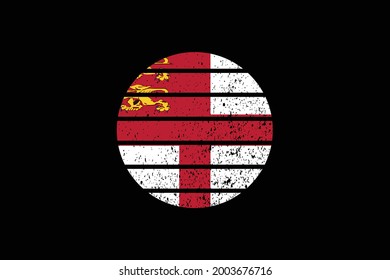Grunge Style Flag of the Sark. It will be used t-shirt graphics, print, poster and Background.
