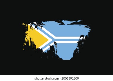 Grunge Style Flag of the Tuva. It will be used t-shirt graphics, print, poster and Background.