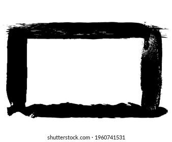 Estilo grueso encuadernado sobre fondo blanco