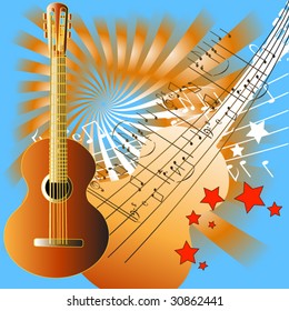 grunge style guitar background