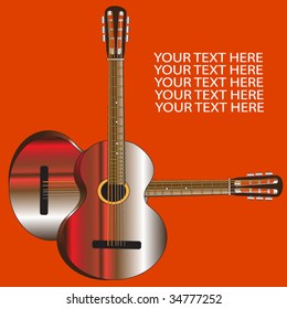 grunge style guitar background