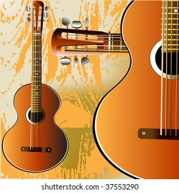 grunge style guitar background