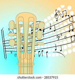 grunge style guitar music background