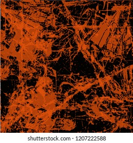 Grunge style Halloween background. Vector illustration. Template Design
