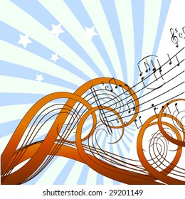 grunge style music background