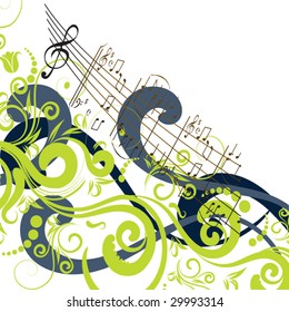 grunge style music background