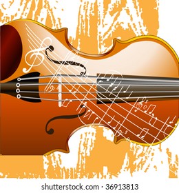 grunge style music violin background