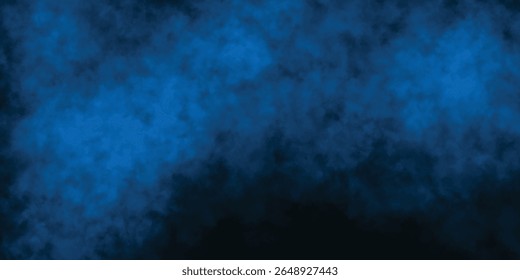 Grunge estilo misterioso azul vaporoso paisagem digital fundo

