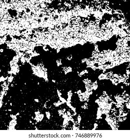 Grunge style old ancient black and white vector texture template. antique grunge background. scratched cracked surface. vector abstract retro illustration. craquelure aged and crack paint texture. 