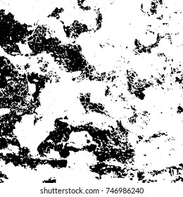 Grunge style old ancient black and white vector texture template. antique grunge background. scratched cracked surface. vector abstract retro illustration. craquelure aged and crack paint texture. 