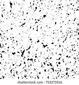 Grunge style old ancient black and white vector texture template. antique grunge background. scratched cracked surface. vector abstract retro illustration. craquelure aged and dirty paint texture. 