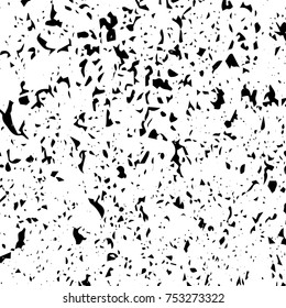 Grunge style old ancient black and white vector texture template. antique grunge background. scratched cracked surface. vector abstract retro illustration. craquelure aged and dirty paint texture. 