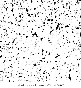 Grunge style old ancient black and white vector texture template. antique grunge background. scratched cracked surface. vector abstract retro illustration. craquelure aged and dirty paint texture.
