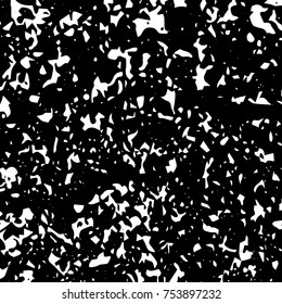 Grunge style old ancient black and white vector texture template. antique grunge background. scratched cracked surface. vector abstract retro illustration. craquelure aged and dirty paint texture.