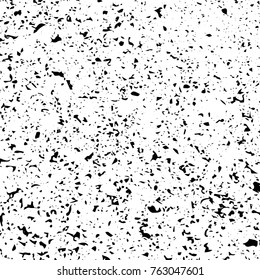 Grunge style old ancient black and white vector texture template. antique grunge background. scratched cracked surface. vector abstract retro illustration. craquelure aged and dirty paint texture.