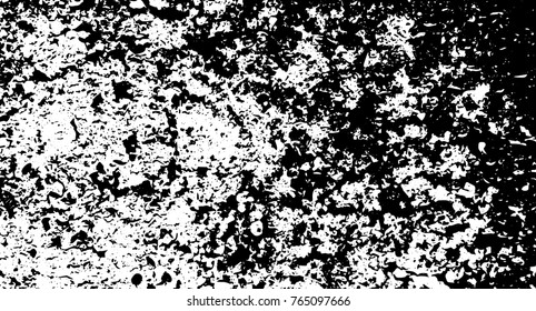 Grunge style old ancient black and white vector texture template. antique grunge background. scratched cracked surface. vector abstract retro illustration. craquelure aged and dirty paint texture.