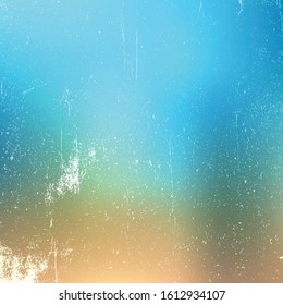Grunge style texture on a pastel gradient background